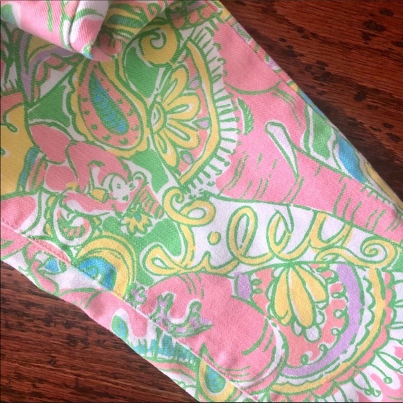 LILLY PULITZER “WORTH” SKINNY JEANS W/ ANKLE ZIPPERS - Picture 13 of 13
